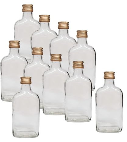 Glas 10 x taschen flasche flaschen + 10 x Schraubverschluss