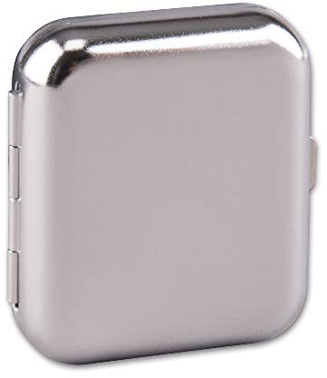 Aschenbecher Taschenaschenbecher aus Metall, verschließbar. Pocket Ashtray