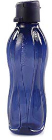 Tupperware Eco Bottle 35344 Bouteille avec fermeture à clip Bleu foncé 500 ml