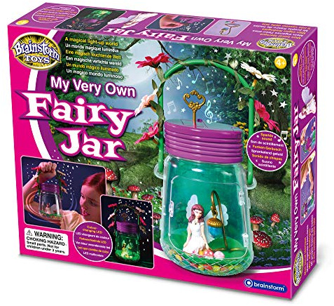 Brainstorm TOYS My Very Own Fairy Jar - CREA un Mundo mágico Iluminado, Kit de Manualidades de Linterna de Hadas para niños