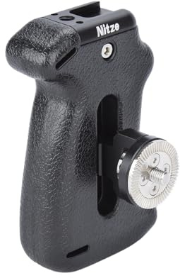 Nitze Mini-Seitengriff mit ARRI Standard Rosette - PA22-H1 | mit Blitzschuh, Gewindeloch, Richtung, Position Einstellbar, ergonomische Gestaltung, Maximaler Belastung von 10 kg