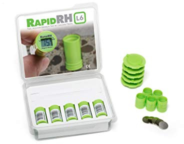 Wagner Meters Rapid RH L6 Smart Sensors: Easy ASTM F2170 Concrete Moisture Testing- 5 Pack
