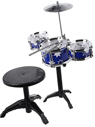 Vaguelly 1set Musical Drum Set Toy for Boy Girl Preschool Jazz Drum Simulation Toys Educational Percussion Instrument for Boys and Girls Fun for Boy Girl