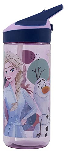 Botella de agua infantil reutilizable de tritan de 620 ml de Frozen