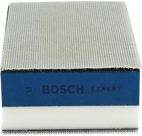 Bosch Accessories Professional 1x EXPERT Dual Density Block (für Farbe auf Holz, Hartholz, Ø 80x133 mm, Zubehör Handschleifen)