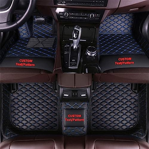 Anpassen Fußmatten für Volvo XC40 XC60 XC70 XC90 S40 S60 S90 V40 V50 V60 V70 V90 PU-Leder Auto Fussmatten Set Allwetter wasserdichte rutschfeste Teppich?Schwarz Blau?
