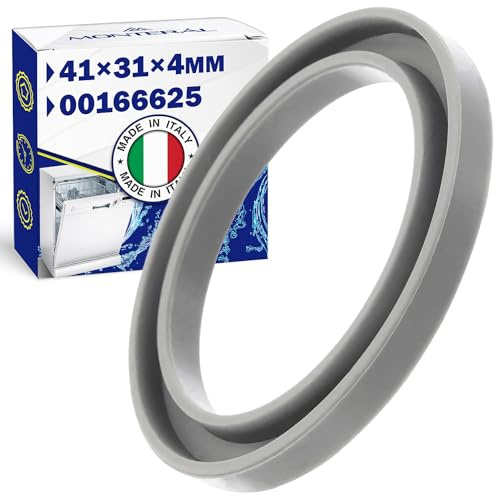 Dichtung Klarspüler Spülmaschine 41x31x4 mm 00166625 für Bosch | 166625 für Siemens - MADE IN ITALY - Garantie 10 Jahre - MONTERAL
