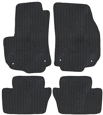 moto-MOLTICO Eva Fußmatten Auto - Automatten passend für Opel Zafira B 2005-2011 5 Personen, rutschfeste und Wasserfeste Autoteppiche