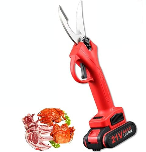 Tijeras Para Huesos Inalámbricas, Tijeras Eléctricas Para Huesos Con Mango Antideslizante, Corte Rápido Y Cuchilla Reemplazada, Doble Protección De Seguridad, Para Cortar Huesos De Pollo, Verduras