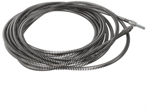 AugustknowU Abflussspirale, Rohrreinigungsspirale, elektrische Bohrmaschine, Abflussreiniger, Spülbeckenreiniger, Kanalbagger, Werkzeug für Waschbecken, Badewannen (8 Meter)