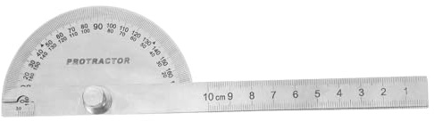 MAGICLULU Goniometro in Inox Righello Angolare per Falegnami Strumento di Misura Precisione Professionale per Lavori di Carpenteria e Falegnameria