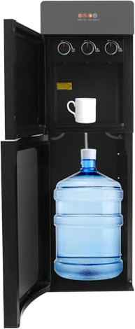TONFEION Dispensador de agua de pie de 500 W, dispensador eléctrico de agua fría y caliente, 10 – 95 ℃, doble función, dispensador de agua caliente de carga inferior, dispensador de agua de pie