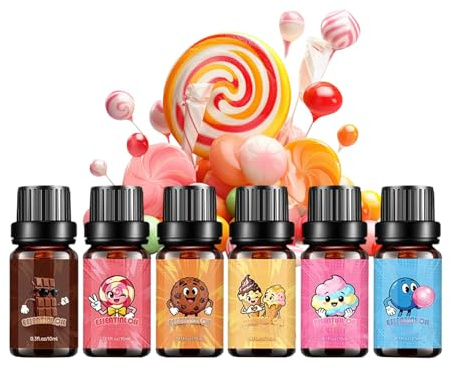 De Fragancia Juego De 6 Diferentes Aromas De Caramelo Y Dulce | s Con Aromas Para En Mujeres, Hombres, Damas, Piel, Habitación, Casa, Citas, , Jabón Y Bola De Baño