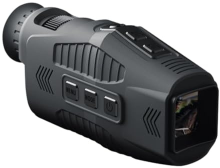 Bosiyrggrl Dispositivo di Visione Notturna A Infrarossi Monoculare 1080P per Uso Diurno e Notturno, Foto e Video, Zoom Digitale 5X, Distanza di Visione 300M
