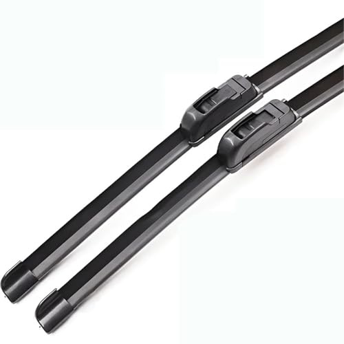 X psblty Escobillas Limpiaparabrisas Universales 14–30 Pulgadas, Limpiaparabrisas Plano Sin Marco para Coche, Compatible Gancho J/U, Silencioso Sin Rayas, Todo Clima(17 Inch)