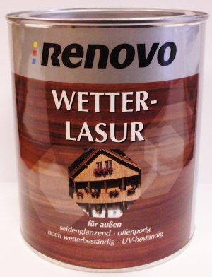Renovo, Wetterlasur, 750 ml Lärche, seidenglänzend für außen
