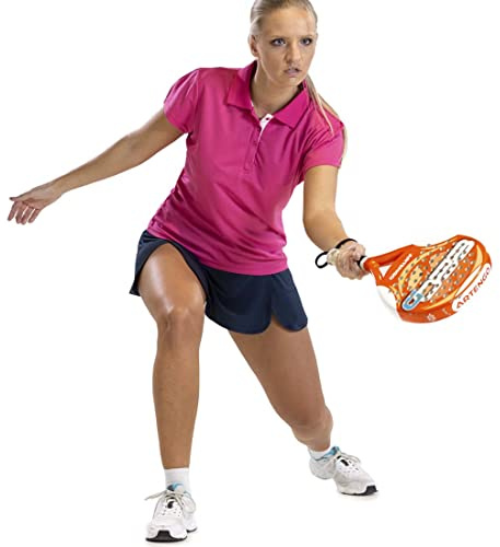 ASIOKA 97/13-102/14 Pack Falda Pantalón + Polo M/Corta de Tenis, Mujer, Blanco/Fucsia, L