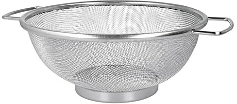 Metaltex - Escurridor de Acero Inoxidable con Asas. Diámetro 25 ctm