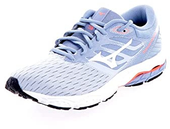 Mizuno Wave Prodigy 3, Scarpe da ginnastica Donna, Heather White Neonflame, 36.5 EU