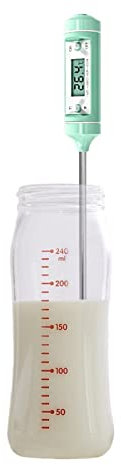 woyufen Temperatura Alimentos, termómetro Digital Multifuncional para Carne Lectura instantánea, Temperatura Leche para biberón Seguro, termómetro Cocina fácil