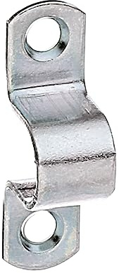 Alberts 133566 Gâche | avec trous de vis fraisés | passivé | 9 x 12 mm