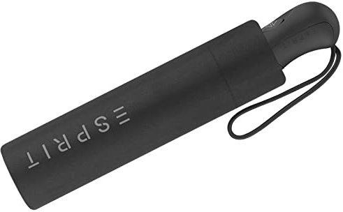 Esprit Herren Taschenschirm Easymatic Auf-Zu Automatik Gents - Black