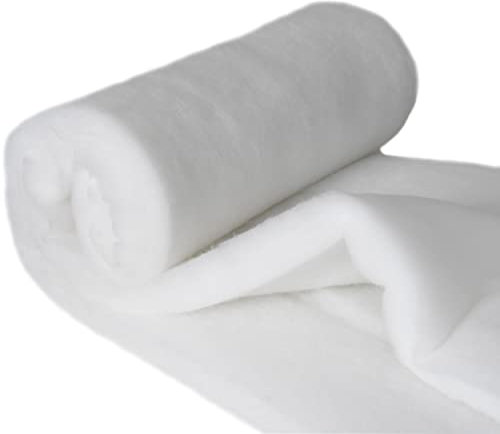 Volumenvlies 500g /m² Meterware 160cm BREIT 50mm Polstervlies Watte für Babydecke Polsterwatte Rollenware Vlieswatte Füllung