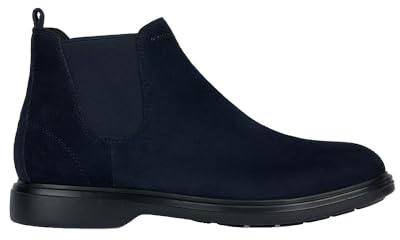 Geox U Ottavio, Bottines pour homme, bleu marine, 43 EU