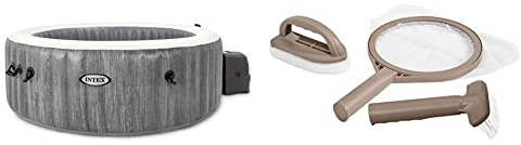 Intex - 28440EX - Pure Spa Baltik 4 Places & 28004 - Kit d'entretien Pure Spa