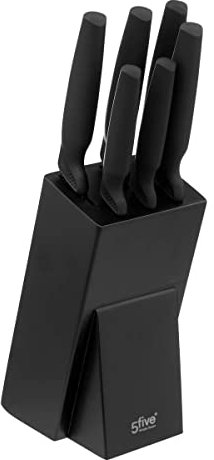 5 five simply smart 5five - bloc 6 couteaux noir