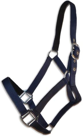 Cabezada cuadra Eco | Talla FULL | Color Azul | Equipamiento para el caballo | Producto de Guarnicionería | Tradición artesana | Los Nietos
