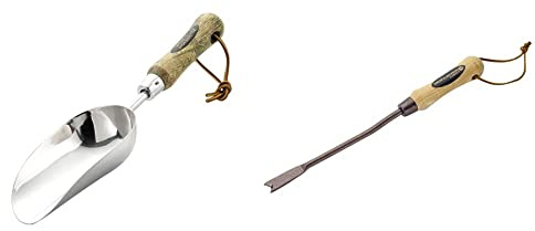 Spear & Jackson 5060SS Traditional Edelstahl-Handschaufel & 4059NB Elements Löwenzahnstecher