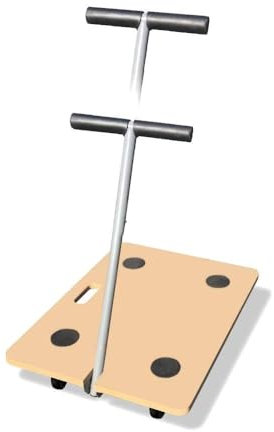 Plateau Roulant Charges Lourdes avec Manche télescopique