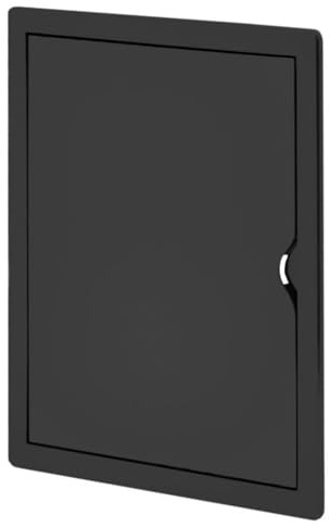 MIRATIC Inspektionsdörr Revisionsdörr ABS-plast Svart (20 x 25 cm)