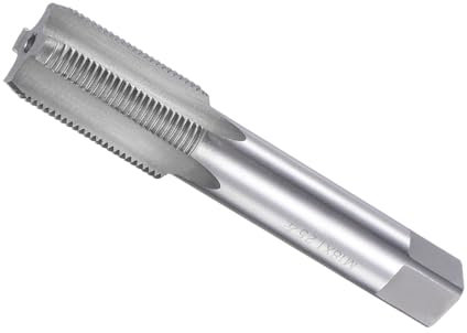 CoCud Fraise à Fileter, Taraudage M18 x 1.25, 4 Cannelures, Acier Rapide, Outil de Réparation de Filetage Métrique à Gauche - (Pour creuser et Tarauder l'Aluminium, l'Acier Inoxydable)