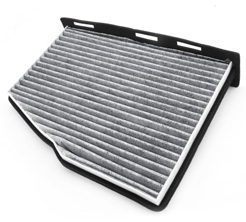 Ollanoos 1K2819653A Cabin Air Filter, Interior Cabin Air Filter Carbon Activated Air Filter Replacement for Audi A3 TT Replacement for Seat Replacement for Skoda Replacement for VW