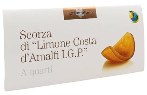 AGRIMONTANA SCORZA DI LIMONE COSTA D'AMALFI I.G.P. A QUARTI 150 GR
