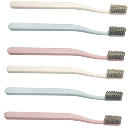 FRCOLOR Cepillo de Y Pasta de 6 Piezas Cepillos de Domésticos para Adultos Limpieza de Prácticos Y Portátiles