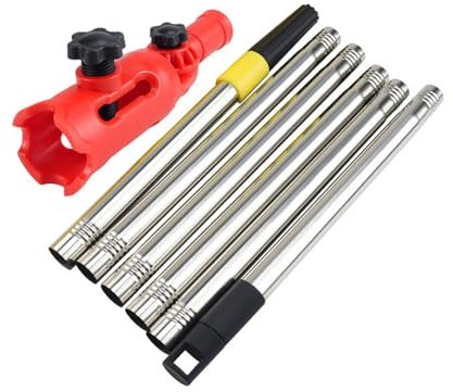 Extension de pinceau multi-angle pour bordure de peinture Outil de peinture Manche d'extension Outil de peinture d'angle pour plafonds hauts