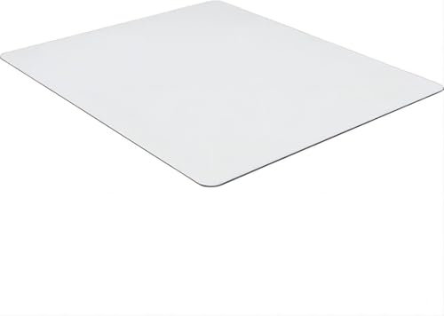 Bargain House Office Chair Mat for Hard Floors, 90x120cm Non-slip Carpet Protector Chair Mat, Rectangular Floor Protectors for Chairs, Transparent Clear Chair Floor Protectors