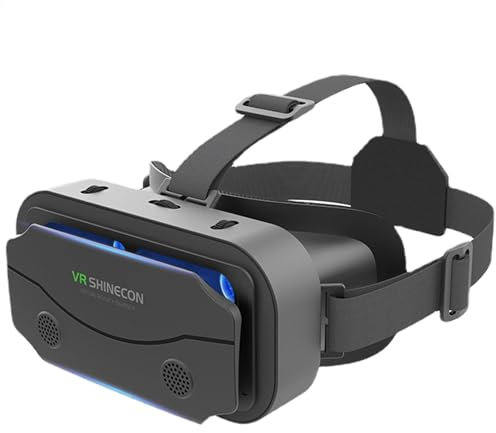 VR Headset - Virtual Reality Headset | High Definition VR Goggles, 3D VR Glasses with Adjustable Headbands, lightweight Smartphone VR, Virtual Reality Glasses for Movies, Games, TV, Smartphone