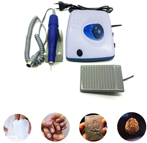 Micromoteur Polissage électrique 210 Pour Bijoux Laboratoire Céramique Silicone Travail Polissage Dents Lab,0-35000 RPM tours avec pédale
