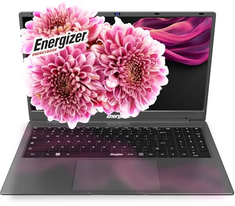 Energizer EnergyBook – 15,6'' HD+ Laptop, Intel Celeron Laptop, 8 GB RAM, 256 GB SSD, UHD-Grafik, Windows 11, QWERTY-Tastatur (Inter), USB 3.0, HDMI