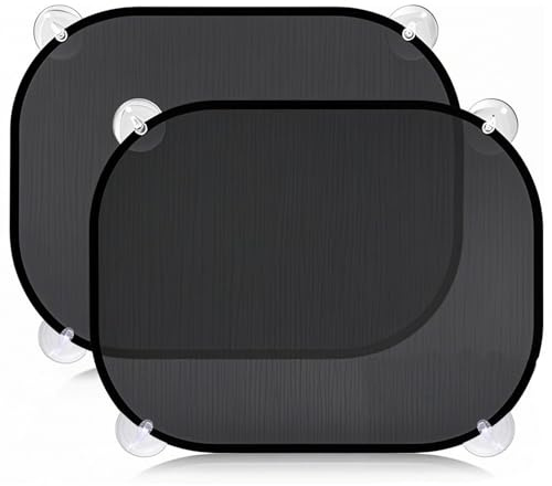 STFYUG Sonnenschutz Auto Baby, Autoscheiben Sonnenblende Kinder, Autofenster Sonnenschutz mit 8 Saugnapf, UV-Schutz, Verdunklung für Auto, Lieferwagen und SUV, Größe 44 x 36 cm