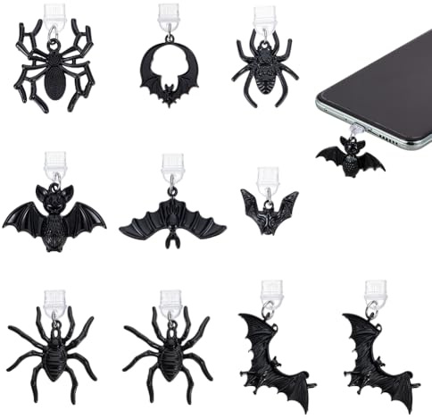 OLYCRAFT 10 Stück Staubstecker Anhänger Staubstöpsel Staubdichte Stecker Für Mobilgeräte Typ C Staubstecker Typ C Anschlussschutz Telefonzubehör