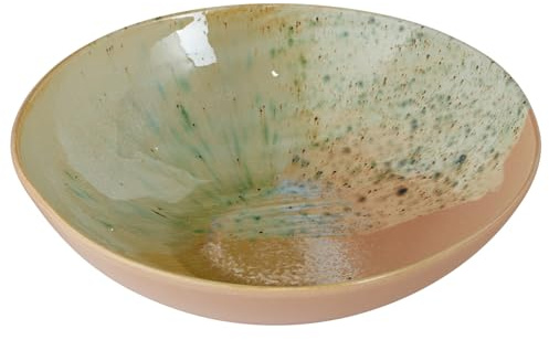 BUTLERS Salatschale SINTRA 32cm Steinzeug 2,5L | Servierschüssel reaktive Glasur | Unikat Geschirr kunstvolle Optik | Schale für Salat Pasta Obst | Bowl spülmaschinenfest mikrowellensicher