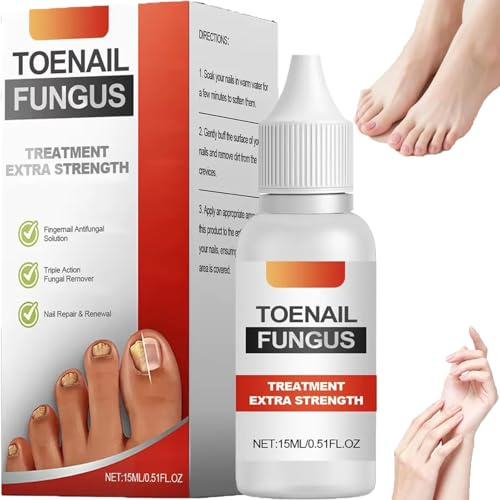 Nagelhärdare för skadade naglar, teeträdolja för nagelvård, naturliga växtextrakt, snabba och effektiva, för starkare, hälsosammare naglar. (1 st)