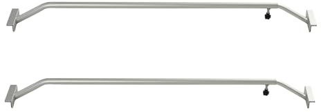 TRUTZHOLM 2X Alu Planenbügel Planenstütze für Anhänger 1065–1480 mm