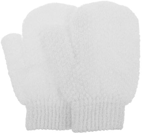Operitacx 1 Pair Shower Exfoliating Mitt Body Wash Scrubber 7.07x4.32x0.47in Versatile Use Enhanced Absorption Men Home Use Bath Cloth Gloves