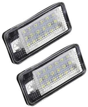 Atambveu Number Lights For B6 B7 4L 8P C6 8F D3 D4 S3 S4 RS4 6000K White Error Free LED License Number Plate Light Lamps 6 Bulb